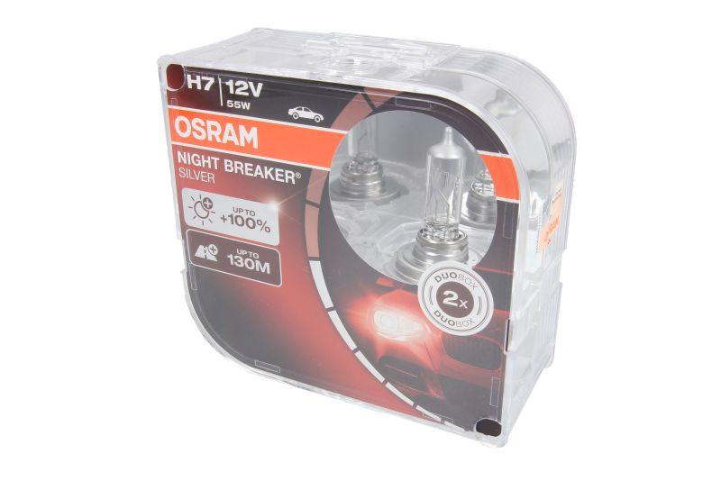 Галогенова лампа Osram H7 Night Breaker Silver 12v/55w
