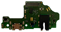 Шлейф Honor 8X/9X Lite с разъемом зарядки с разъемом наушников и микрофоном плата зарядки Micro USB с