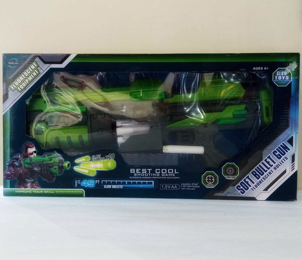 Бластер зелений кулі, фото 1