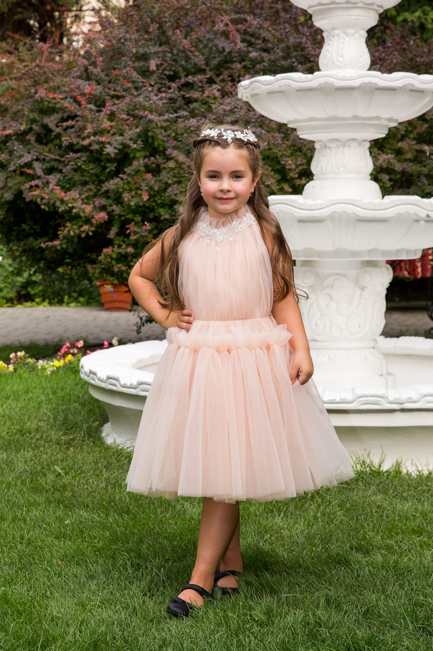 Плаття нижче колін, випускне, ошатне для дівчинки 1310, фото 1