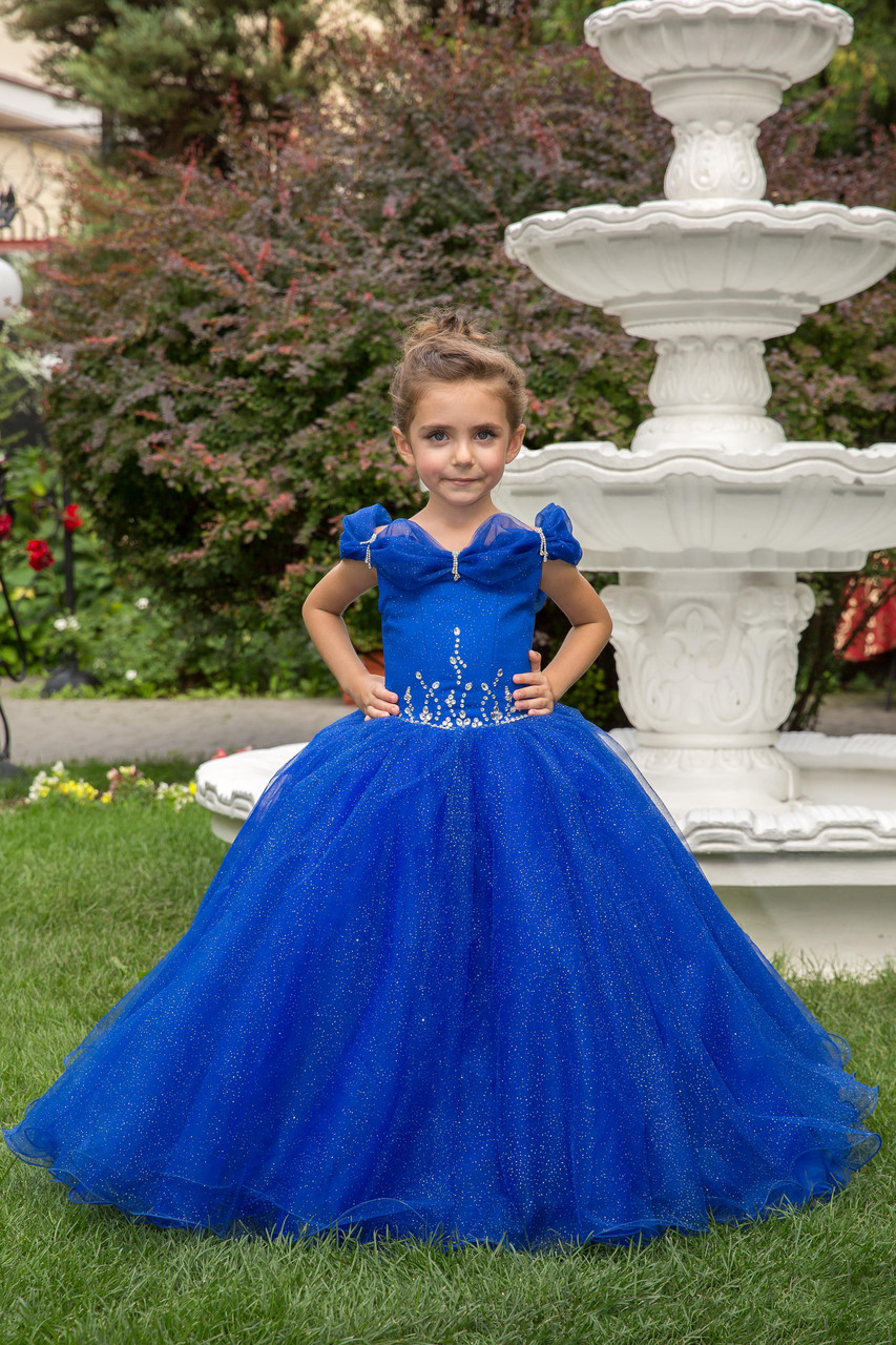 Плаття довге, випускне, ошатне для дівчинки 1309, фото 1