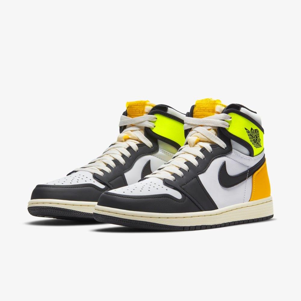 Nike Air Jordan 1 Retro High White Black Volt University