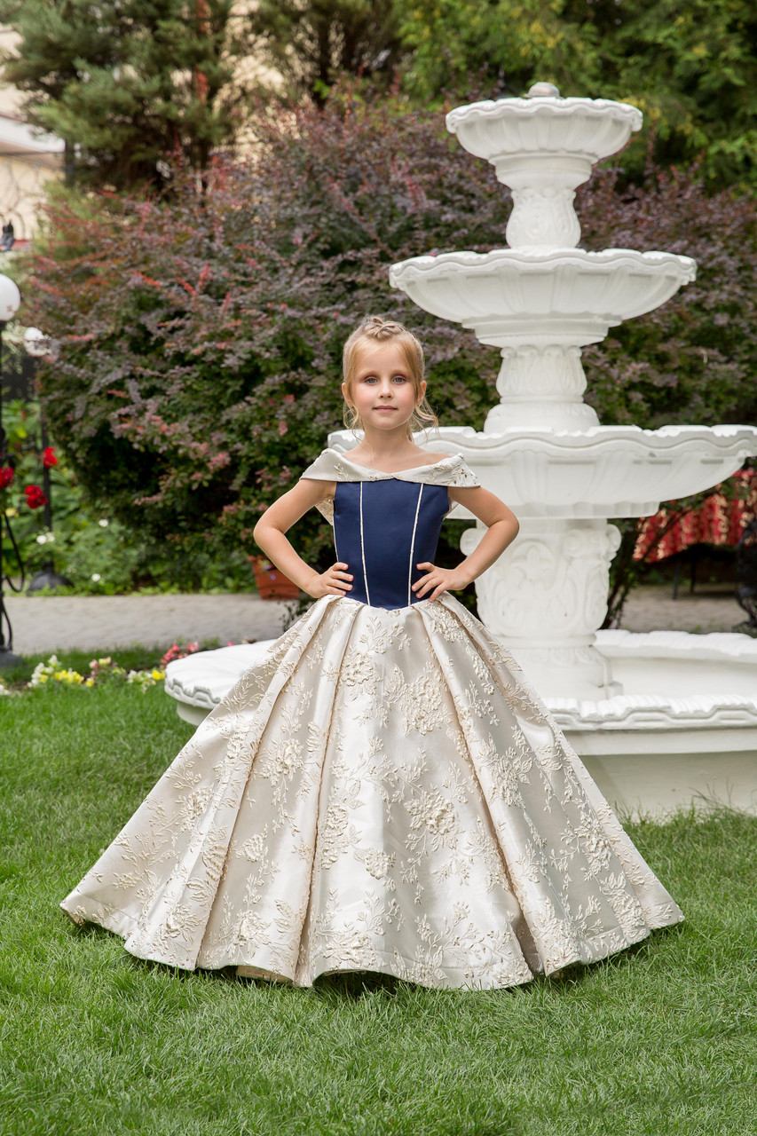 Плаття довге, випускне, ошатне для дівчинки 1301, фото 1