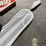 Жіночі кросівки Nike Blazer '77 Low Total White, білі шкіряні кросівки найк блейзер лов, фото 9