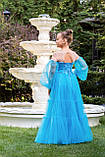 Плаття довге, випускне, ошатне для дівчинки 1239, фото 2