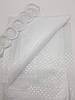 Шторка тканинна для ванни і душа з кільцями 180х180 см Піку текстильна біла SHOWER CURTAIN, фото 4