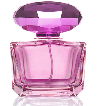 Скляний флакон для парфуму Versace Bright Crystal 55 мл атомайзер флакон-спрей для духів рожевий Діамант
