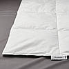 Пухову ковдру односпальне тепле IKEA FJÄLLARNIKA 150x200 см м'яке легке біле ІКЕА ФЙЕЛЛАРНІКА, фото 4