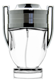 Скляний флакон для парфуму Paco Rabanne Invictus 60 мл атомайзер флакон-спрей для духів срібний Чемпіон
