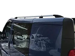 Рейлінги Хром ( пласт. ніжки) Коротка, Пластикові ніжки для Opel Vivaro 2001-2015 рр
