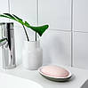 Набір аксесуарів для ванної кімнати IKEA EKOLN сіро-зелений ІКЕА ЕКОЛЬН, фото 9
