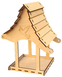 Годівниця пофарбована No 10/1 морилка під лаком 22 х 19 х 27 см AS-4311