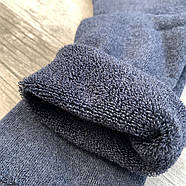 Шкарпетки чоловічі бавовна махрові без гумки Смалій арт. 100, Рубіжне, 27 розмір, джинс, 2710020, фото 5