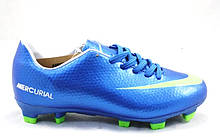 Дитячі бутси Nike Mercurial FG Blue/Lime/Magenta