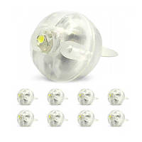 Світлодіоди для повітряних кульок білі 1 шт 400502