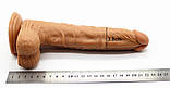 Реалістичний величезний фалоімітатор, фото 5