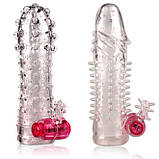 Насадка подовжувач на член із вібрацією, фото 2