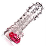 Насадка подовжувач на член із вібрацією, фото 4