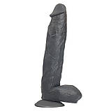 Фаллоімітатор великий реаліст на присмоктуванні, розмір:31*5.6 см., фото 6