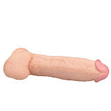 Фаллоімітатор великий реаліст на присмоктуванні, розмір:31*5.6 см., фото 7