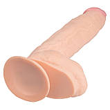 Фаллоімітатор великий реаліст на присмоктуванні, розмір:31*5.6 см., фото 8