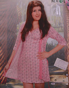 Халат з ночнушкою NEW LIFE