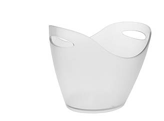 Відро для льоду з ручками з полістиролу матове 7 л