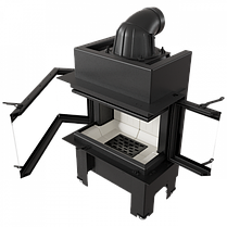 Камінна топка Kratki NBC 7 ліва / права BS з боковим відкриванням дверей, фото 3