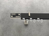 Карниз Marcin Dekor Square line G-Tech 320 см двойной сталь/черный мат (кронштейн 9-13 см)