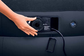 Надувні ліжка Intex 66706 ( 191 х 99 х 47 див.) з вбудованим насосом, фото 4