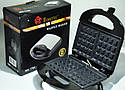 Вафельниця електрична для бельгійських вафель Domotec MS 7705 Waffle Maker, фото 3