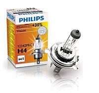 Лампа 12V 60/55W H4 +30% PHILIPS (12342PR C1)