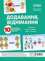 НУШ Додавання, віднімання Основа Комплект плакатів