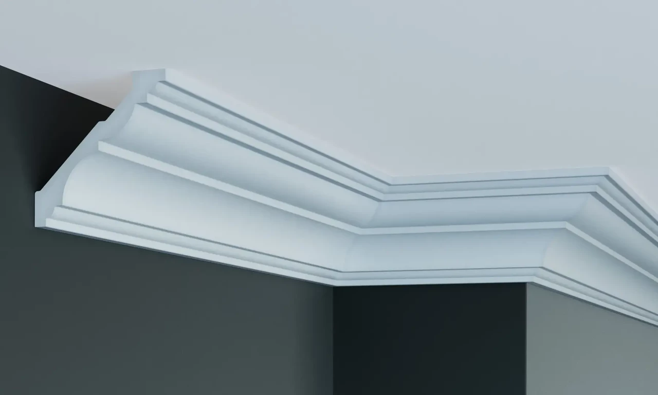 Стельовий плінтус Gaudi P202 (10х9,8)см, довжина 2м