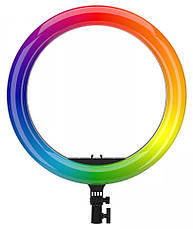 Світлодіодна кільцева LED лампа для фото/ відео Lovely Stream 14" з тримачем Чорний (LIVE-14T), фото 3