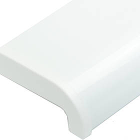 Підвіконня пластиковий Sauberg колір білий глянець