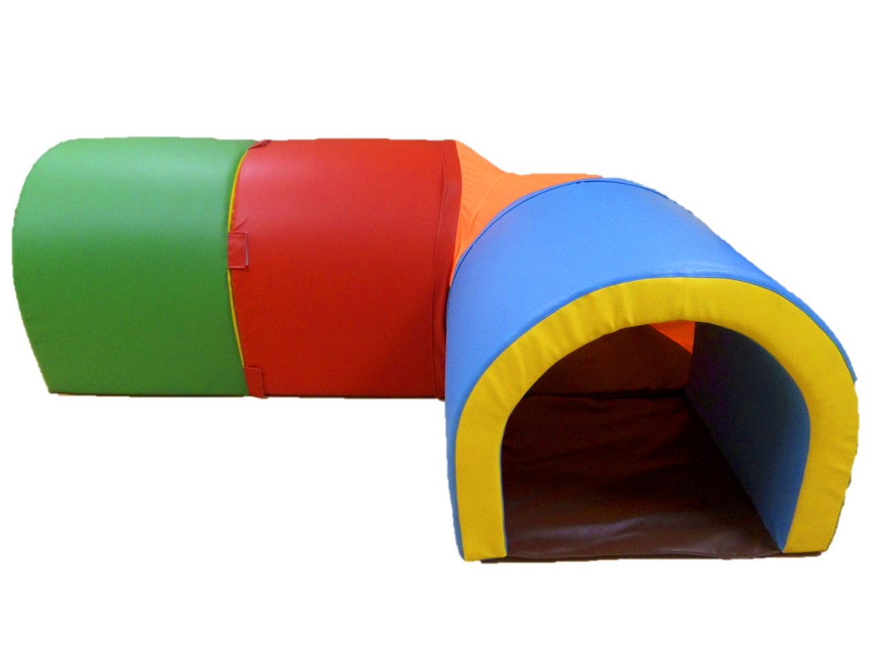 Ігровий модуль Тунель Хід конем 4 секції шкірозамінник Різнобарвний (Тіа-sport ТМ)