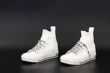 Жіночі кросівки Walk'І Dior Sneaker White ALL06092, фото 2