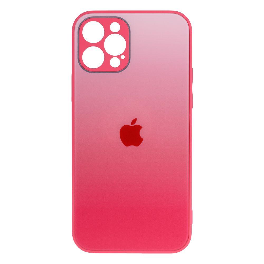 Чохол-накладка TPU Glass Logo Matte Gradient with Frame для Apple Iphone 12 Pro, фото 1