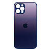 Чохол-накладка TPU Glass Logo Matte Gradient with Frame для Apple Iphone 12 Pro, фото 6
