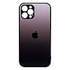 Чохол-накладка TPU Glass Logo Matte Gradient with Frame для Apple Iphone 12 Pro, фото 7