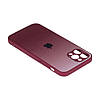 Чохол-накладка TPU Glass Logo Matte Gradient with Frame для Apple Iphone 12 Pro, фото 9