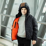 Двостороння куртка для хлопчика "Біг" на тинсулійте, фото 10