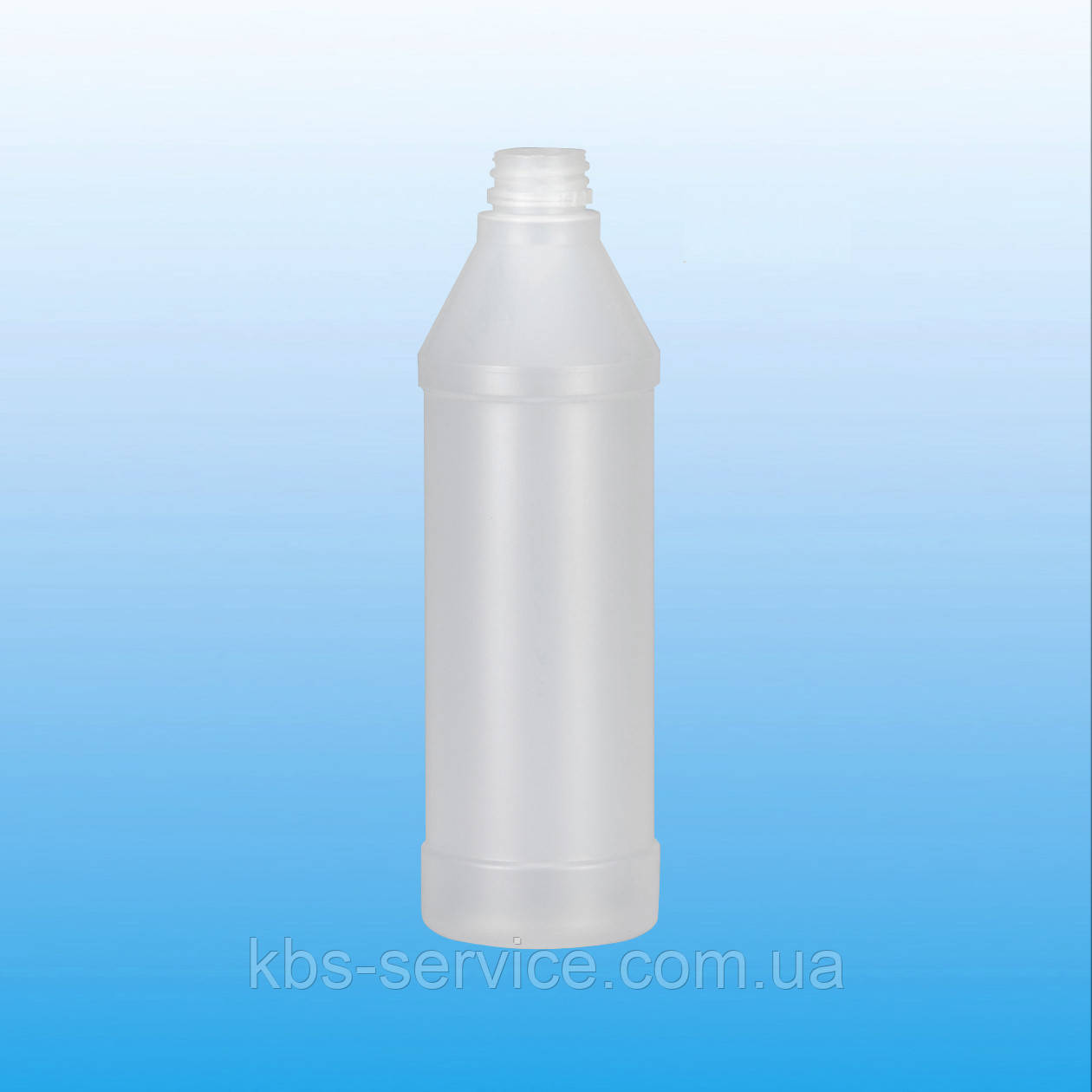 Пляшка, 0,5 л., біла, без етикетки , без кришки, без розпилювача, Kiehl