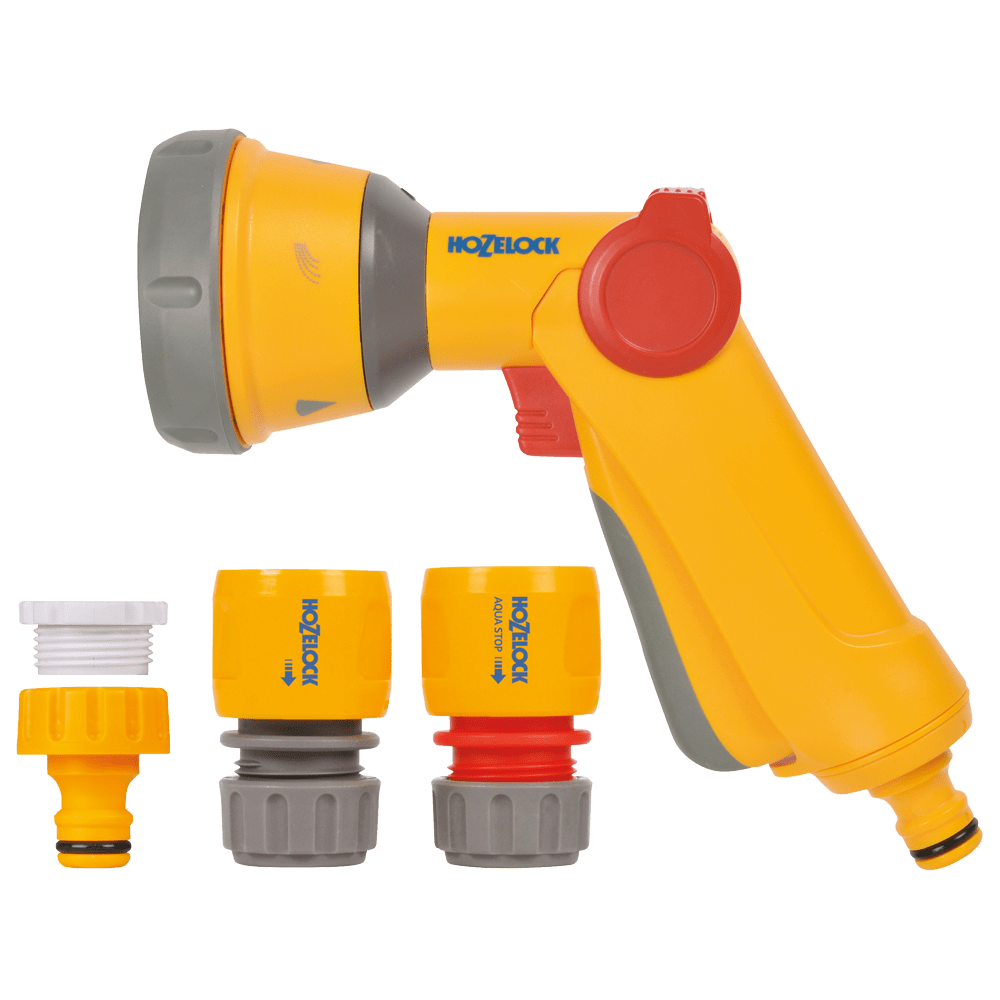 Пістолет - розпилювач + 3 конектори Multi Spray Soft Touch Starter Set HoZelock 2343