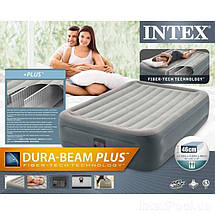 Надувне ліжко Intex 64126-2, 152 х 203 х 46, вбудований електричний насос, подушки. Двоспальне,, фото 2