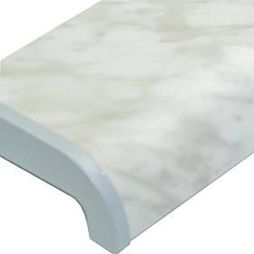 Підвіконня пластиковий Sauberg колір мармур матовий