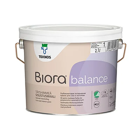 Глибокоматова інтер'єрна фарба для стін та стель BIORA BALANCE 2.7