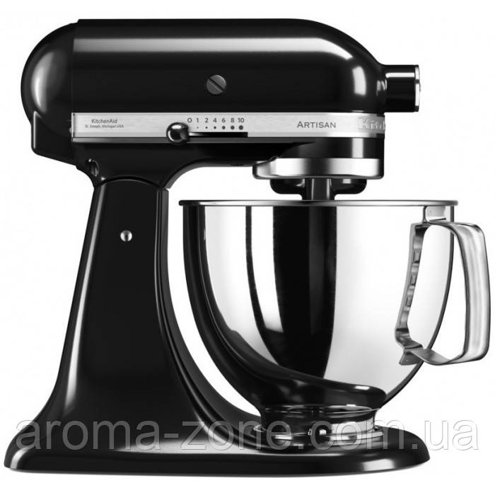 Миксер планетарный 5KSM175PSEOB 300 Вт 4,8 л KitchenAid черный оникс - фото 1 - id-p1563294438