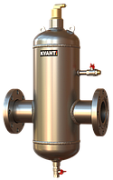 Сепаратор повітря (деаератор)ТF.Q.SS-50 фланцевий,збільш.витрата,нерж.сталь 16бар KVANT DisAir
